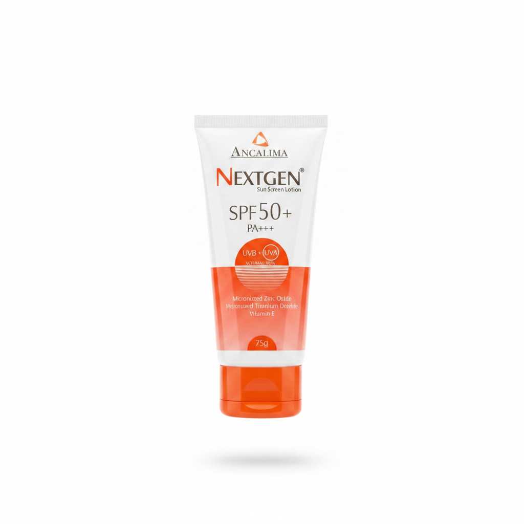 أنكاليما نكست جين واقي شمس ب حماية فائقة +SPF 50 ومعيار +++PA